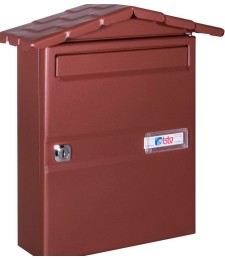 BUZON CHALET MARRON TIERRA