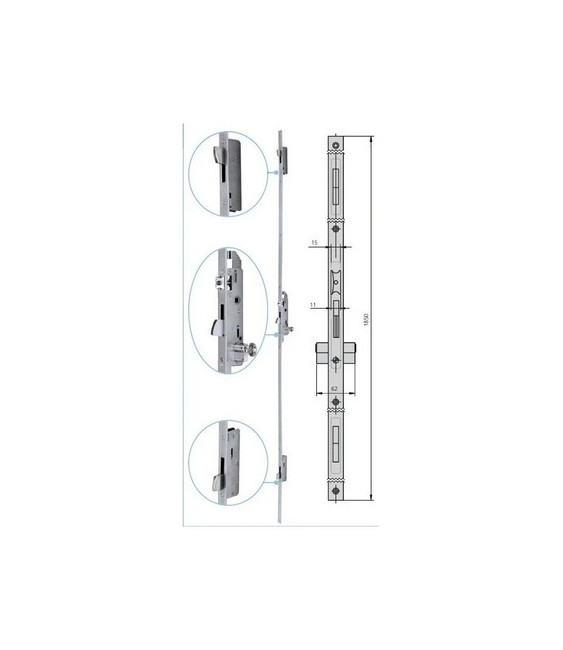 CERRADURA CVL 296/33/6L | Herrajes HE