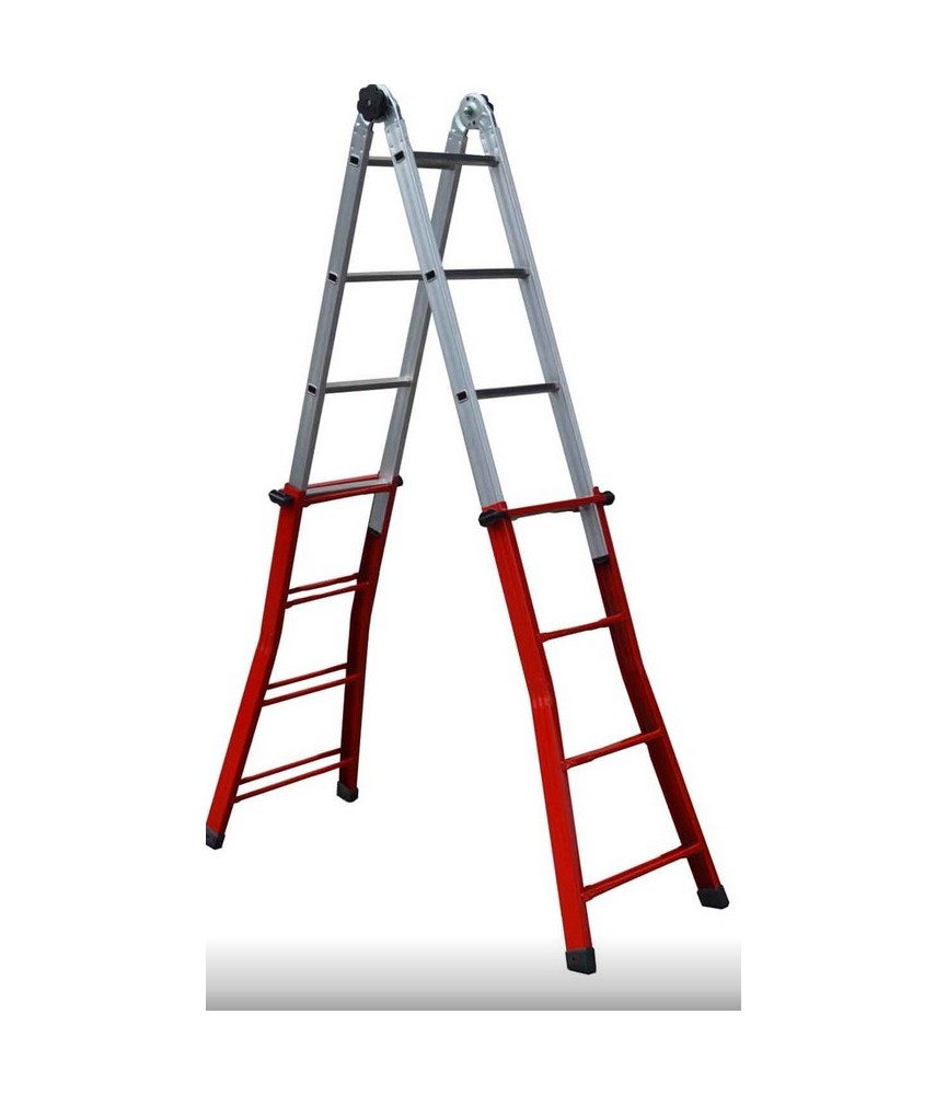 ESCALERA TELESCOPICA ALUMINIO 4X4 | Herrajes HE