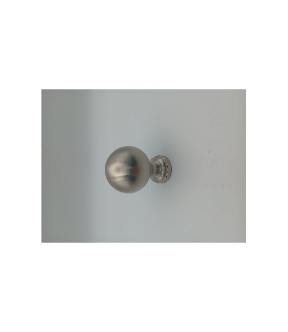 REMATE FORMA BOLA 60X40X30 M-8 NIQUEL MATE | Herrajes HE