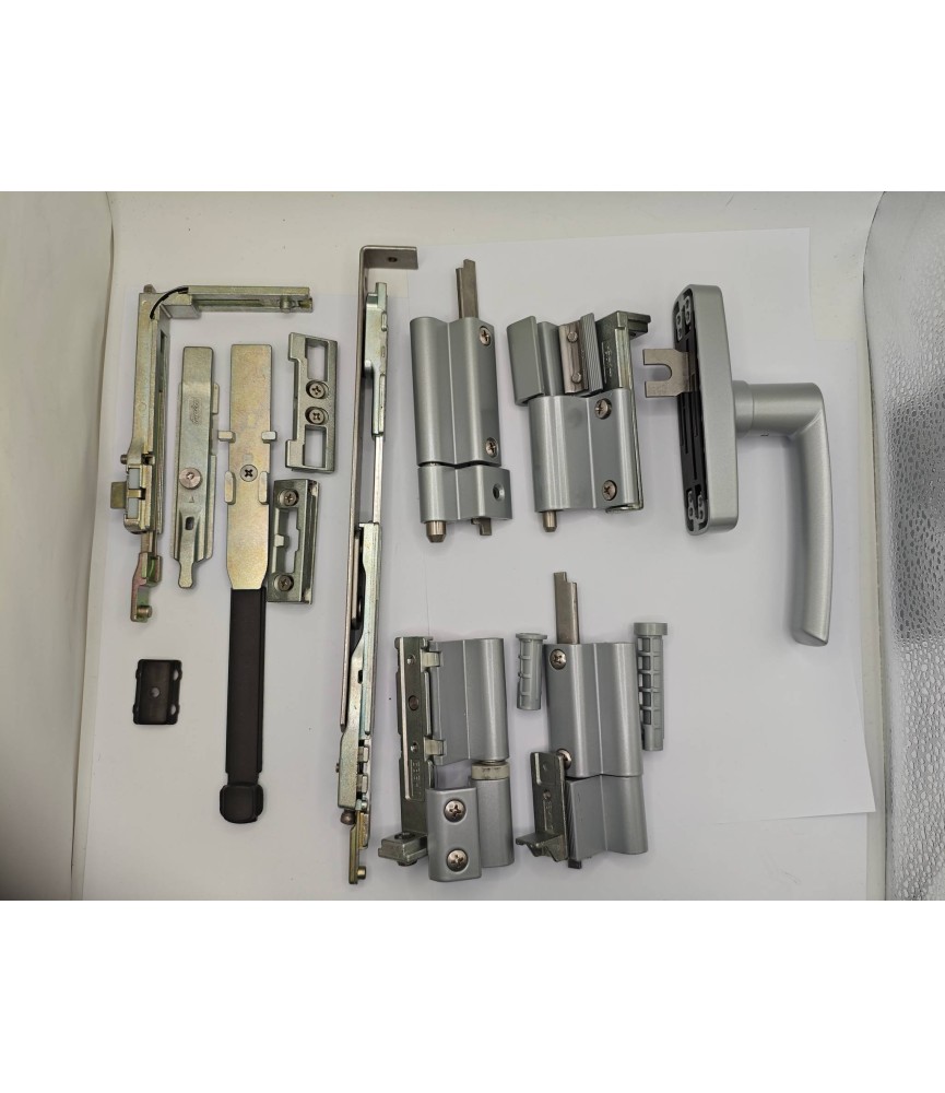 KIT OSCILOBATIENTE GALICUBE 150 D/H  COMPAS 402-750 GEA PLATA | Herrajes HE