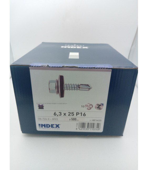 TORNILLO 6.3X25 ARANDELA P-16 7504K+ ARVUL