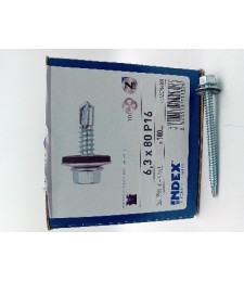 TORNILLO 6.3X80 ARANDELA P-16 7504K+ ARVUL | Herrajes HE