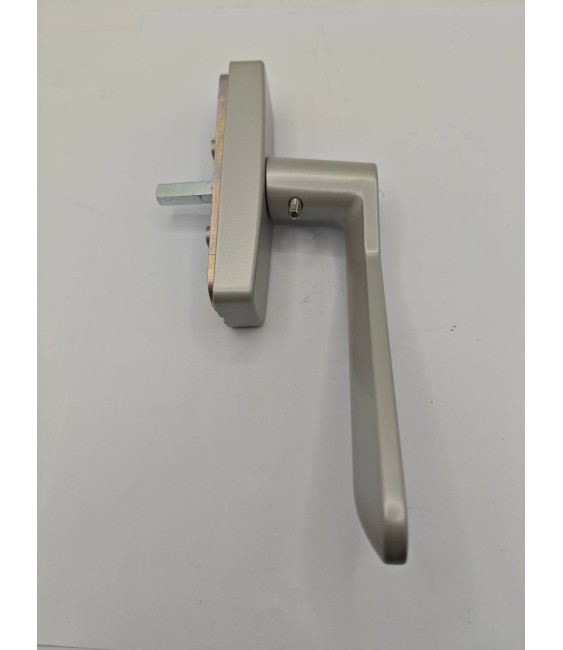 MANILLA ACODADA ALTAIR IZDA PLATA V2018 RF: B077701R | Herrajes HE