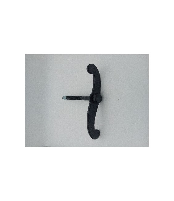 ESES RETENIDAS TIRAFONDO NEGRO R/C | Herrajes HE