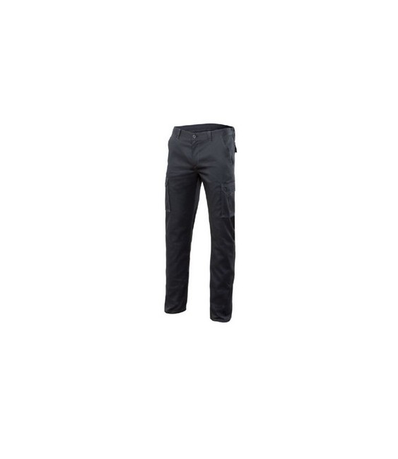 PANTALON MULTIBOLSILLO STRETCH NEGRO T-50 | Herrajes HE