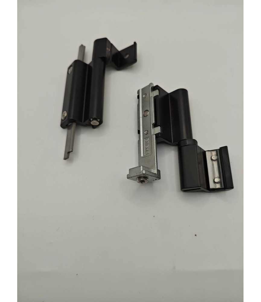 KIT BISAGRAS OSCILO GALICUBE 150KG NEGRO | Herrajes HE