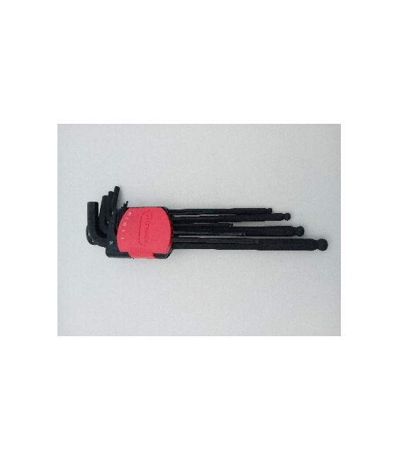 JUEGO LLAVES NEGRO MACHO HEX RED.XL 9 PZAS 1.5-10 | Herrajes HE