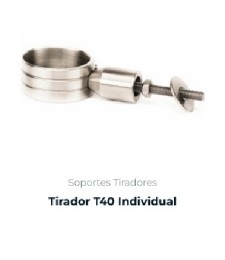 SOPORTE INOX JUEGO SIMPLE REF:1500