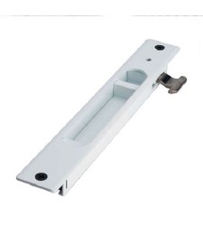 CIERRE EMBUTIDO E45 CON TORNILLOS BLANCO | Herrajes HE