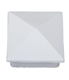 REMATE PIRAMIDE ALUMINIO 70X70 PLATA | Herrajes HE