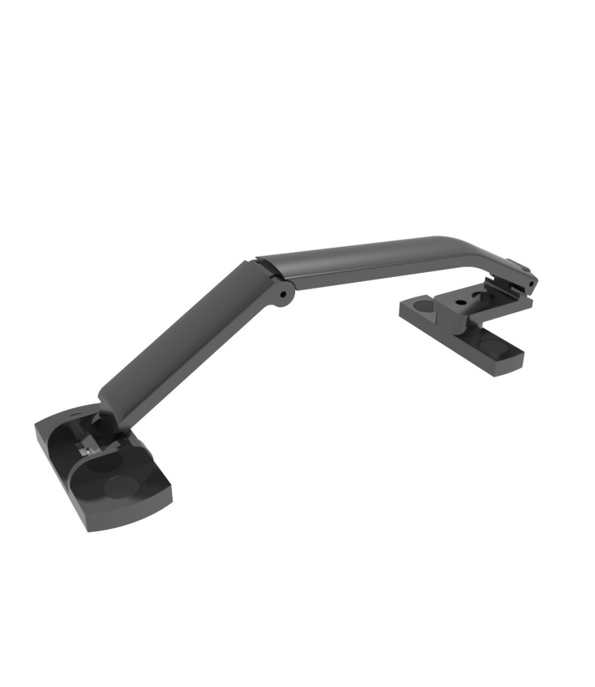 RETENEDOR DE CORREDERA NEGRO RT C3 | Herrajes HE