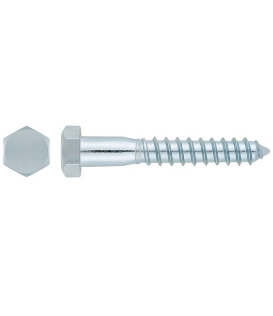 TORNILLO TIRAFONDO CAB. HEX. DIN 571 10X60 | Herrajes HE