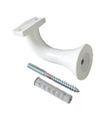 SOPORTE PASAMANOS ALUMINIO BLANCO SOP-5 TROMPETA