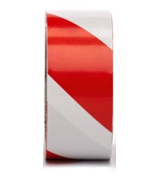CINTA SEÃALIZACION BLANC/ROJA 50mm 33M | Herrajes HE