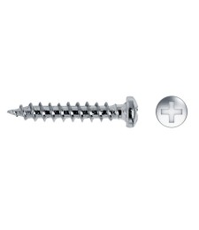TORNILLO FIJACION CORREDERA DIN FCE 4.5X30 ZINCADO | Herrajes HE