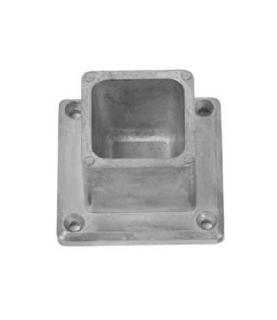 BASE ALUMINIO 80X80 BLANCO