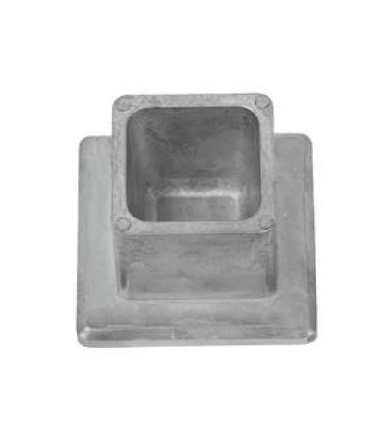 BASE ALUMINIO 80X80 NEGRO