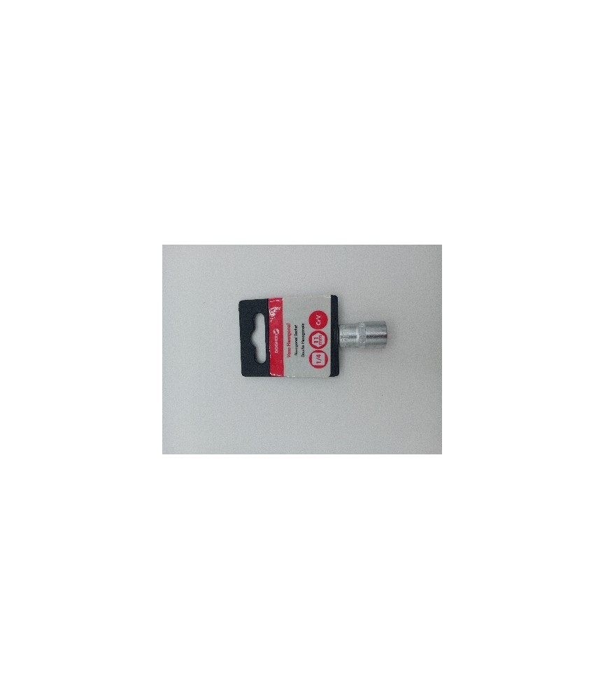 VASO HEXAGONAL 1/4 CrV 11MM | Herrajes HE