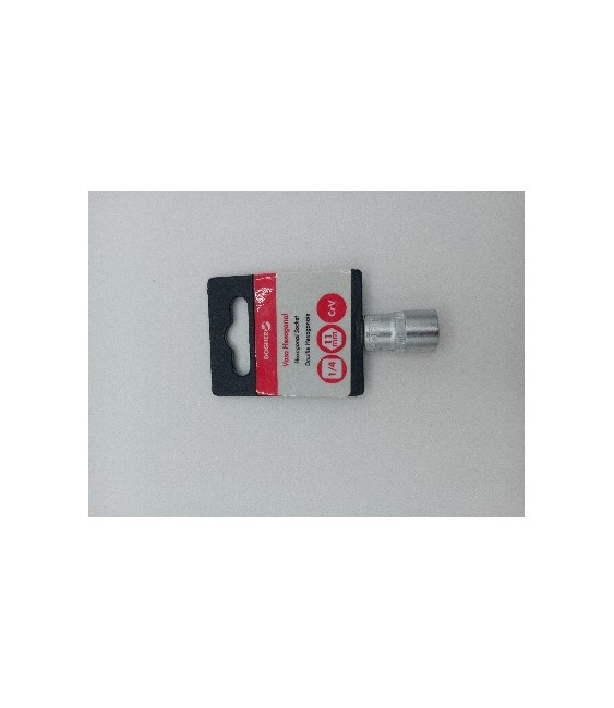 VASO HEXAGONAL 1/4 CrV 11MM | Herrajes HE