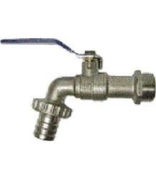 GRIFO CURVO ESFERA CIS C/RACOR 3/4