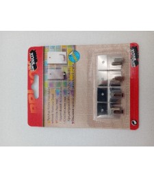 PERCHA ADHESIVA BRINOX ACERO MINI INOX BLISTER 4UDS | Herrajes HE