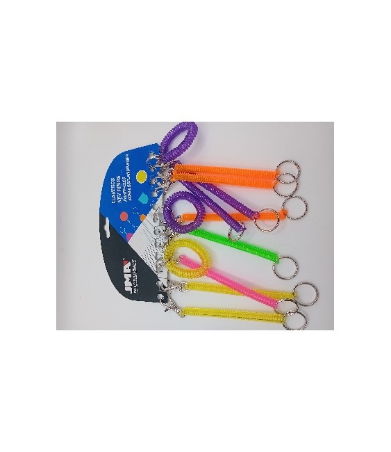 LLAVERO ESPIRAL JMA C/MOSQUETON | Herrajes HE