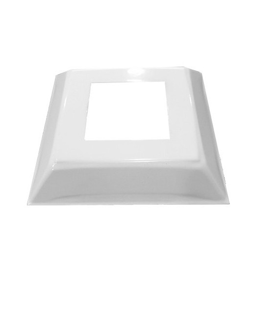 TAPA BASE ALUM.30X30 BLANCO REF.TABA3030-5 | Herrajes HE
