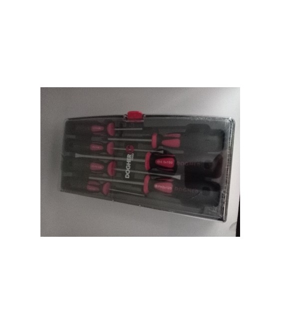 JUEGO DESTORNILLADOR 7 PZAS PROF. PL-PH | Herrajes HE