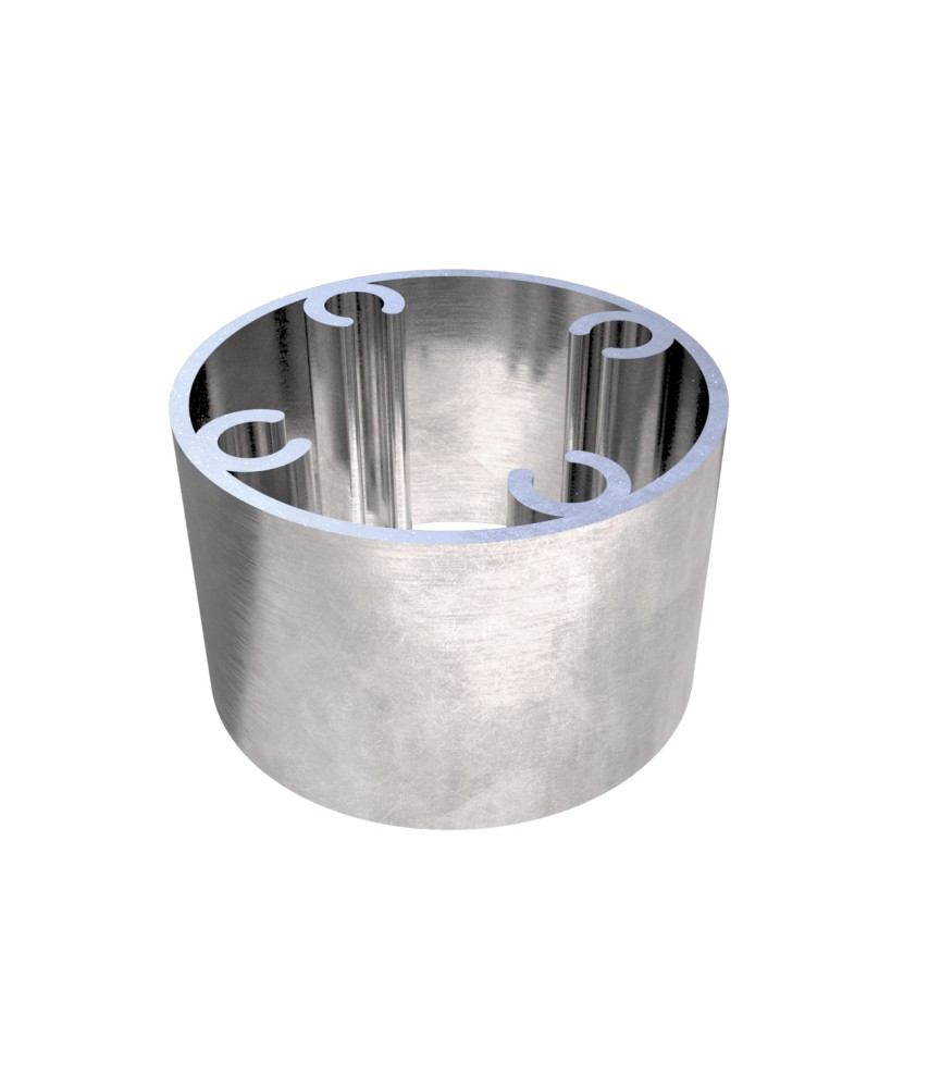 FIJATUBO BRUTO 100X100 A SUELO O PARED | Herrajes HE