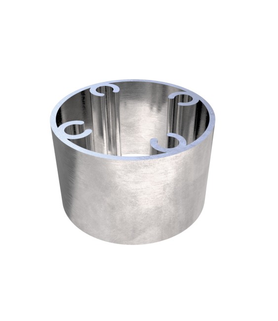 FIJATUBO BRUTO 100X100 A SUELO O PARED | Herrajes HE