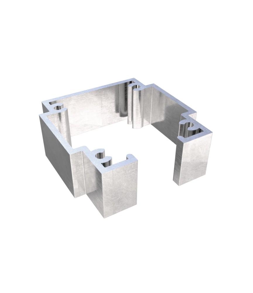 ANCLAJE 100X100 BRUTO + TORNILLOS | Herrajes HE