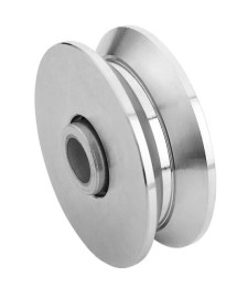 POLEA DE 100 ANGULO INOX