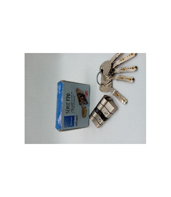 BOMBILLO TESA T70 30X30 LEVA CORTA NIQUEL | Herrajes HE