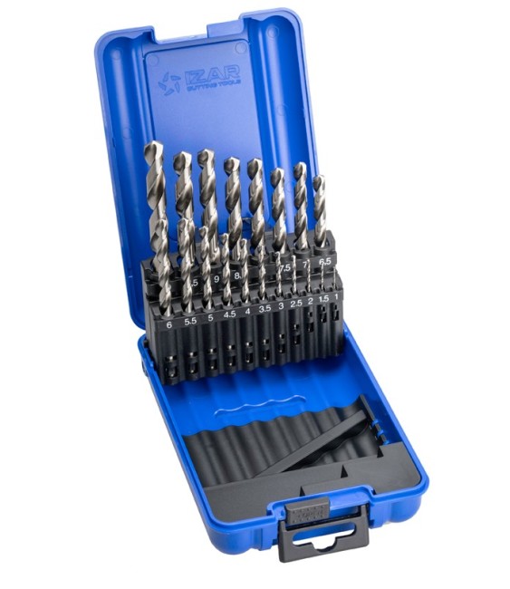 JUEGO BROCAS HSS 1-10  (19PZAS.) | Herrajes HE