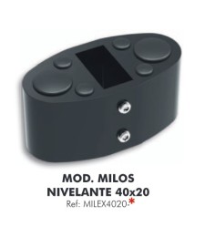 BASE ALUM. NIVELANTE MILOS 40X20 7048