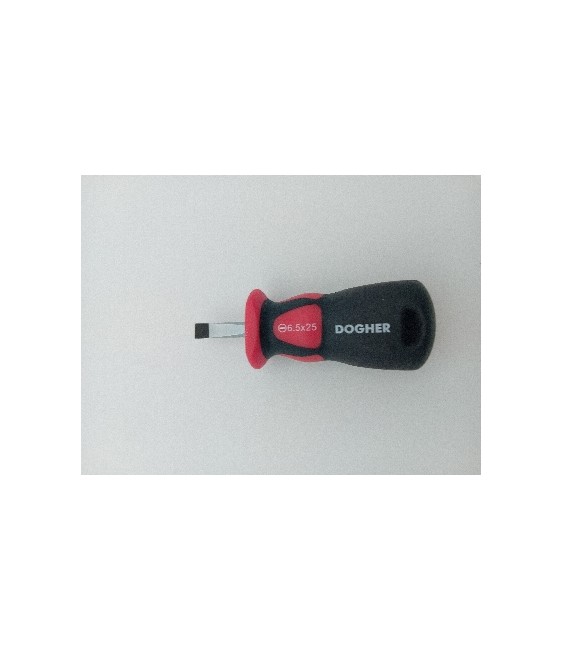 DESTORNILLADOR PROFESIONAL CrMo E/CORTO 6,5X25 | Herrajes HE