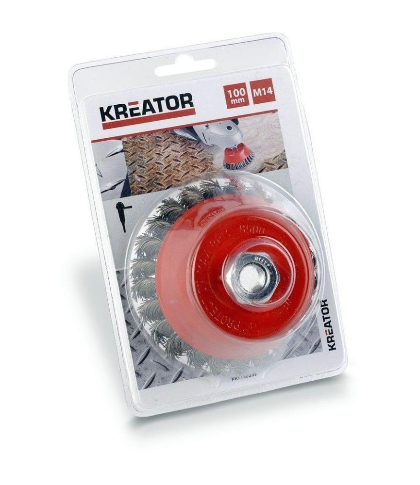 CEPILLO TAZA AMOLADORA KREATOR 100 mm