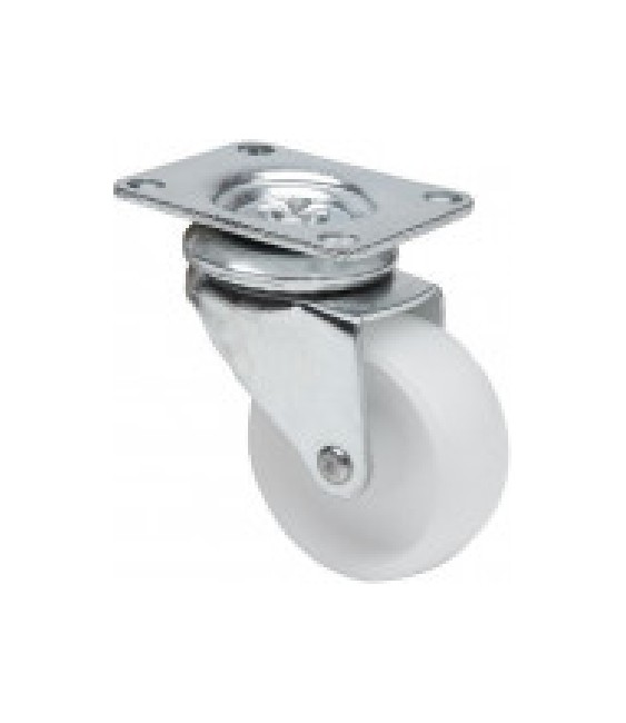 RUEDA 2-0041 PLASTICO BLANCA | Herrajes HE