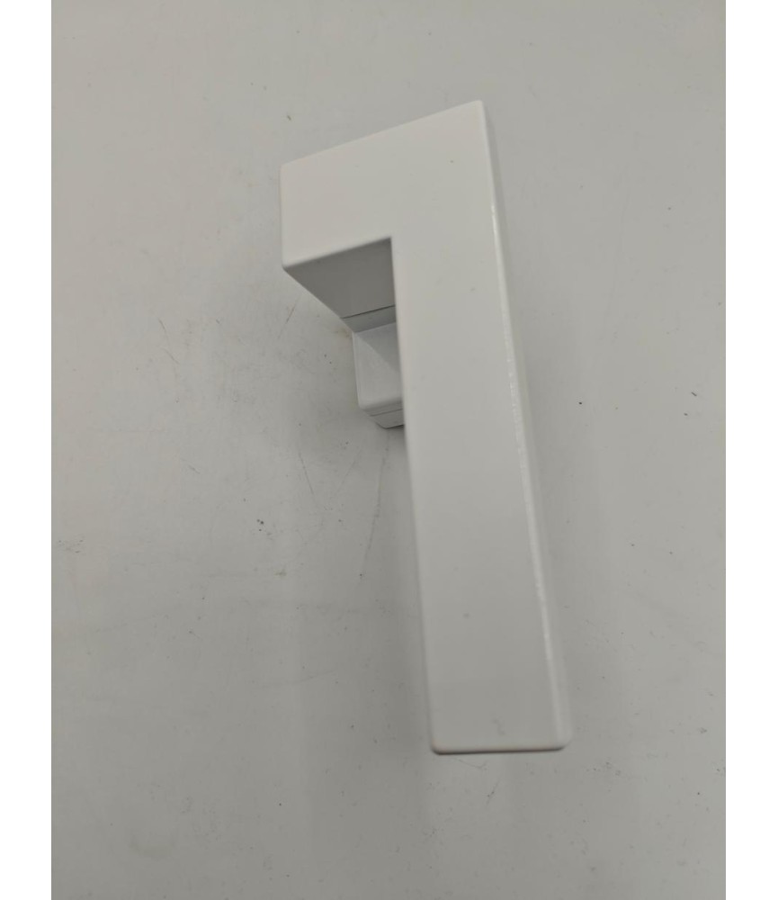 MANILLA RECTA ACTEAL MULTIPUNTO ACODADA BLANCA DCHA | Herrajes HE