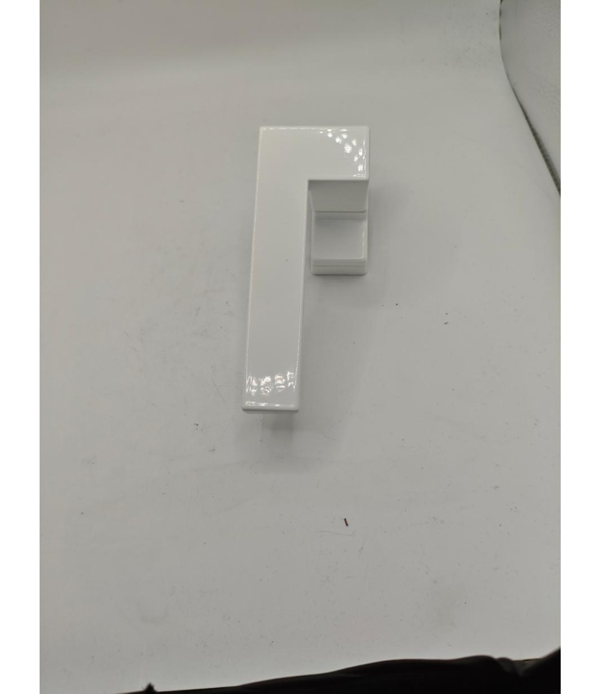 MANILLA RECTA ACTEAL MULTIPUNTO ACODADA BLANCA IZDA | Herrajes HE