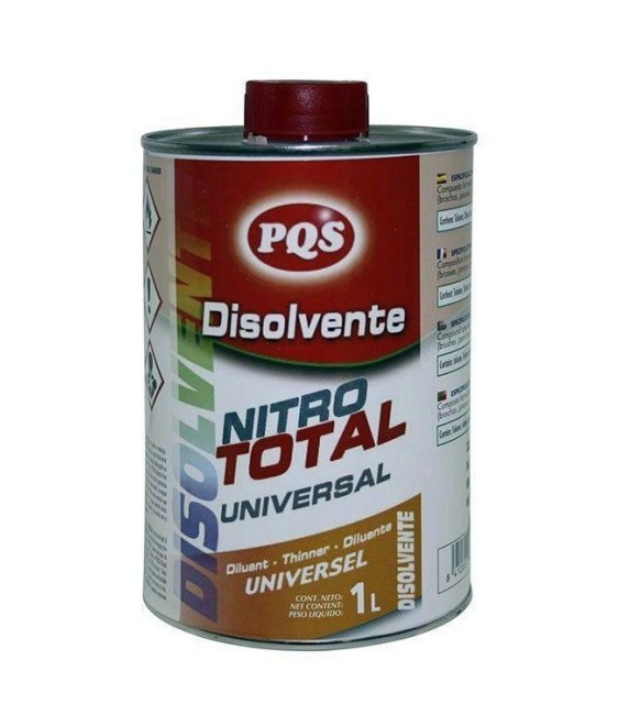DISOLVENTE NITRO TOTAL 1 LT. | Herrajes HE