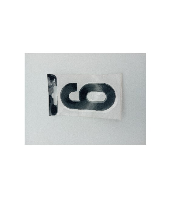 NUMERO VINILO 8CM NEGRO 6