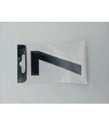 NUMERO VINILO 8CM NEGRO 7