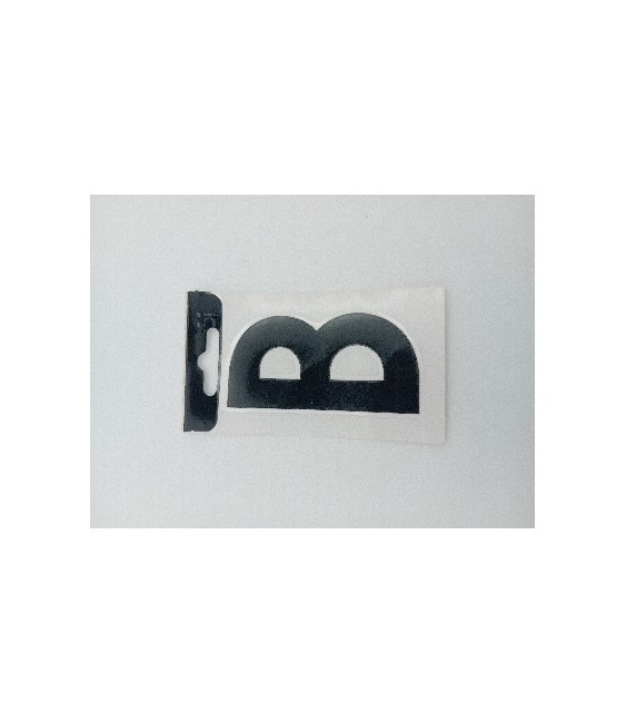 LETRA VINILO 8CM NEGRO B