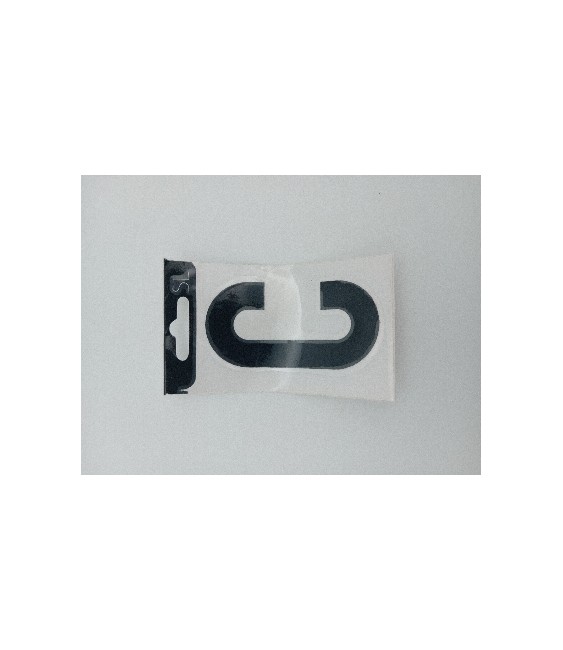 LETRA VINILO 8CM NEGRO "C" | Herrajes HE