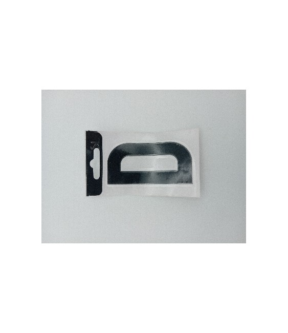 LETRA VINILO 8CM NEGRO "D" | Herrajes HE
