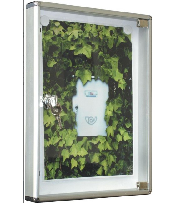 TABLON ANUNCIOS DISEÃO V BLANCO REF.00125 | Herrajes HE