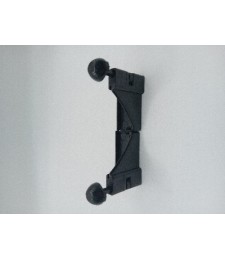 JUEGO ESCUADRAS DE SUJECION MOSQUITERA NEGRO | Herrajes HE