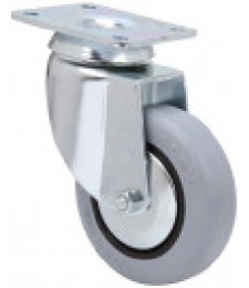 RUEDA 1-0544 C/FRENO PLAST.GRIS | Herrajes HE